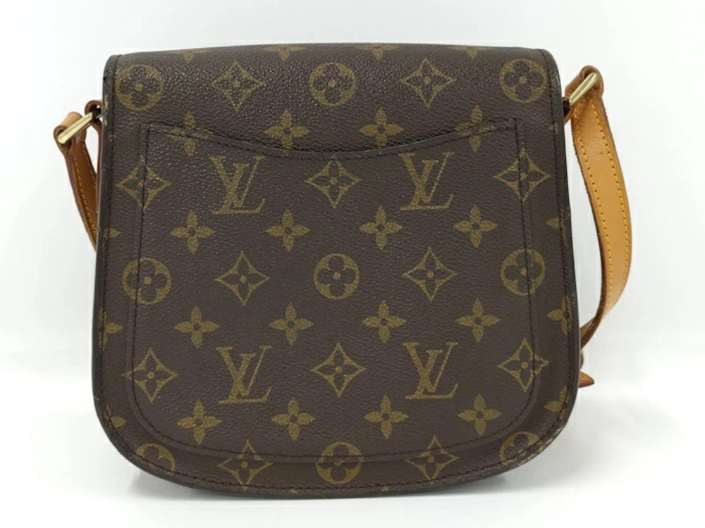 Louis Vuitton Brown Saint Cloud Monogram Bag Shoulder Brown